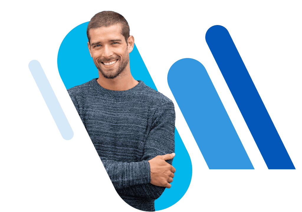 smiling man portrait