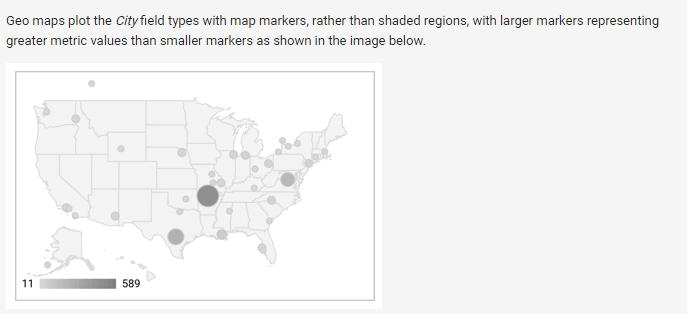 Mapa geográfico en Google Data Studio