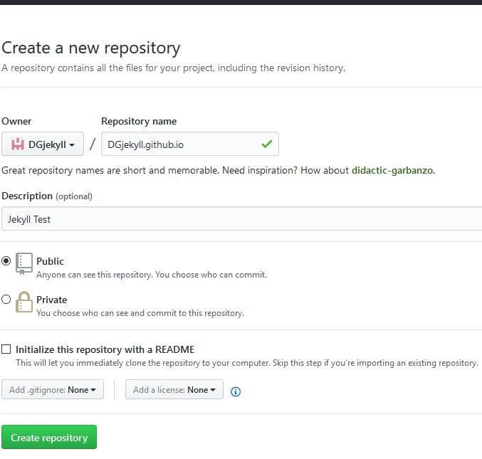 Crear un repositorio nuevo en GitHub