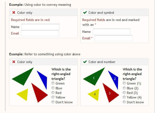 Diagrama en el que se comparan dos formularios: a los contenidos en color de la derecha se han añadido cifras y asteriscos Diagrama en el que se comparan dos formularios: a los contenidos en color de la derecha se han añadido cifras y asteriscos