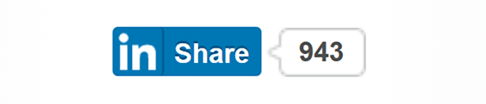 Botón de “Compartir” de LinkedIn