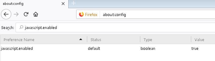 Función “about:config” en el menú oculto de Firefox