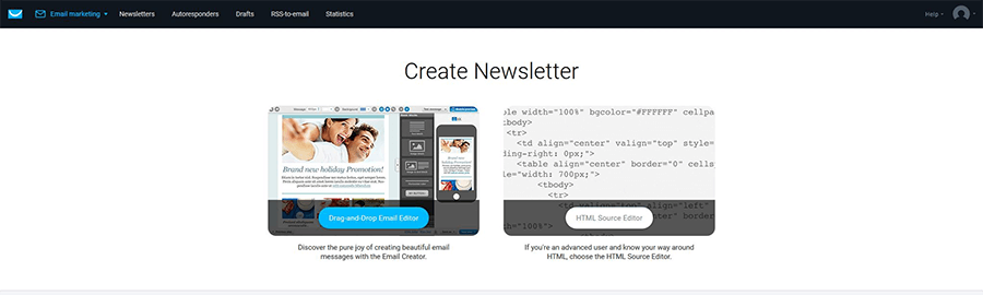 Crear newsletters con GetResponse