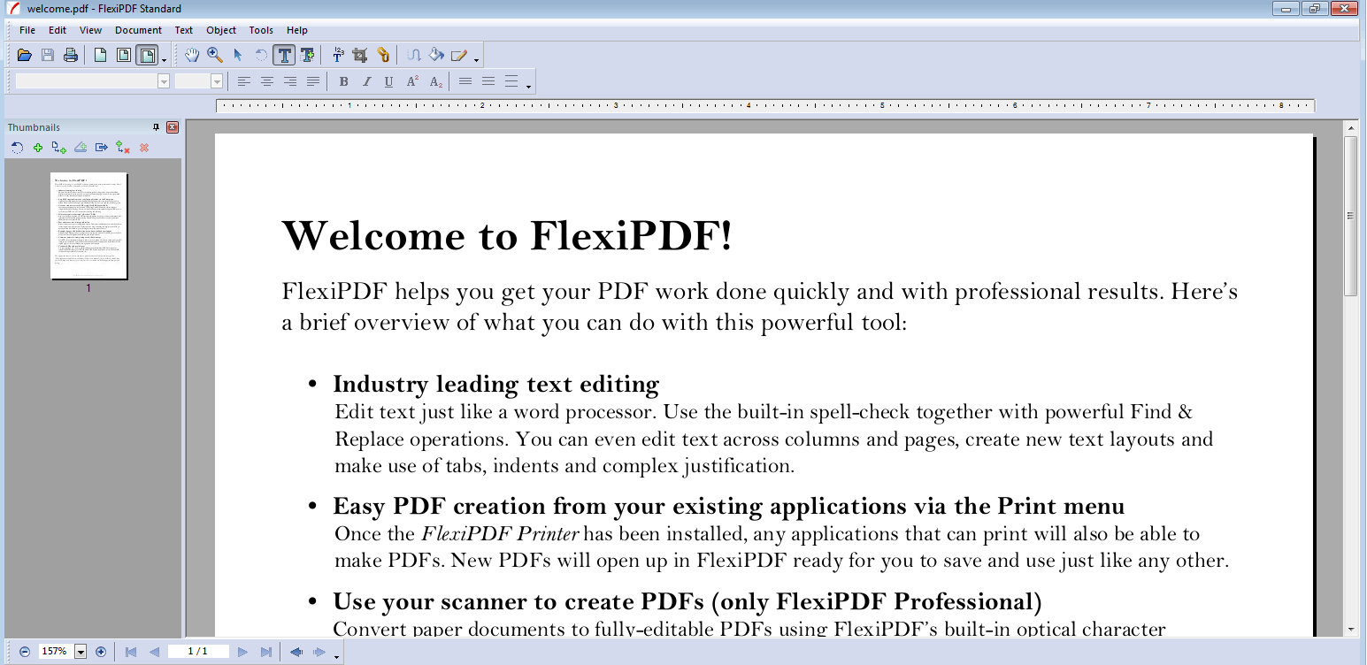 Editor PDF FlexiPDF