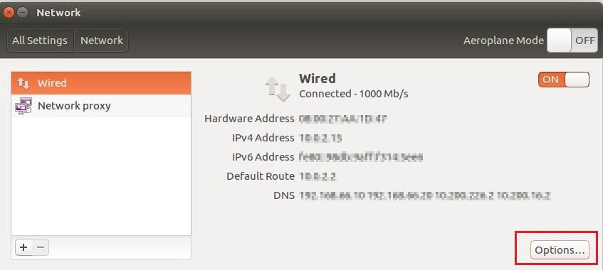 Configuraciones de red en Ubuntu