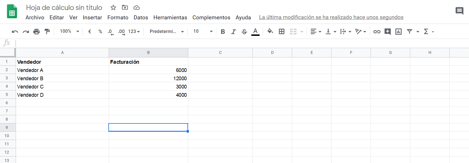 Suma Si Google Sheets COUNTIF (CONTAR.SI) en Google Sheets | Así funciona - IONOS