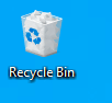 Icono de escritorio de la papelera de reciclaje en Windows 10