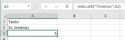 Excel HALLAR con caracteres especiales o diferentes maneras de escribir