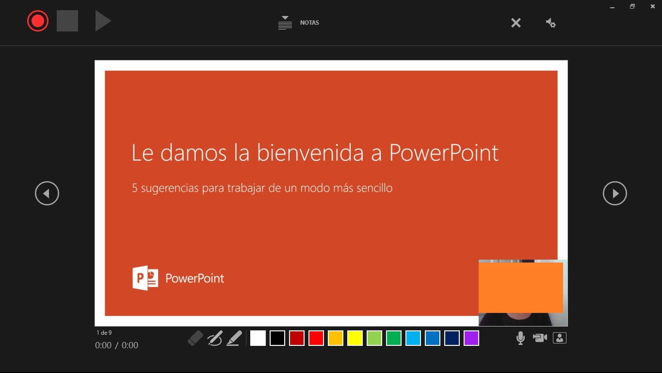 Convertir un PowerPoint a vídeo Crear un vídeo en