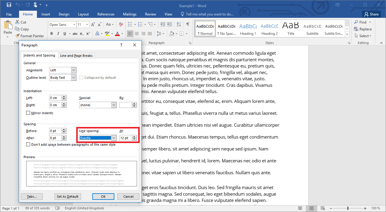 Como Se Hace El Interlineado En Word Cios