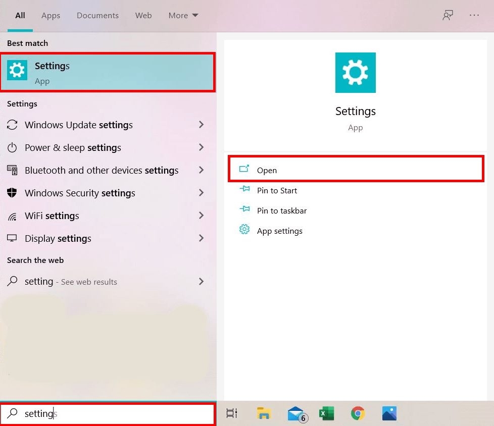 Windows 10: abrir la aplicación “Configuración”