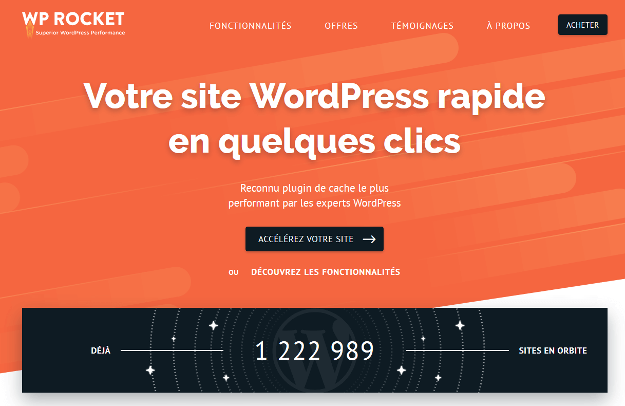 WP Rocket es un plugin de pago de caching para WordPress