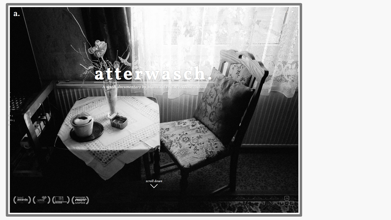 Sitio web con diseño One Page con estilo documental para el pueblo Atterwasch