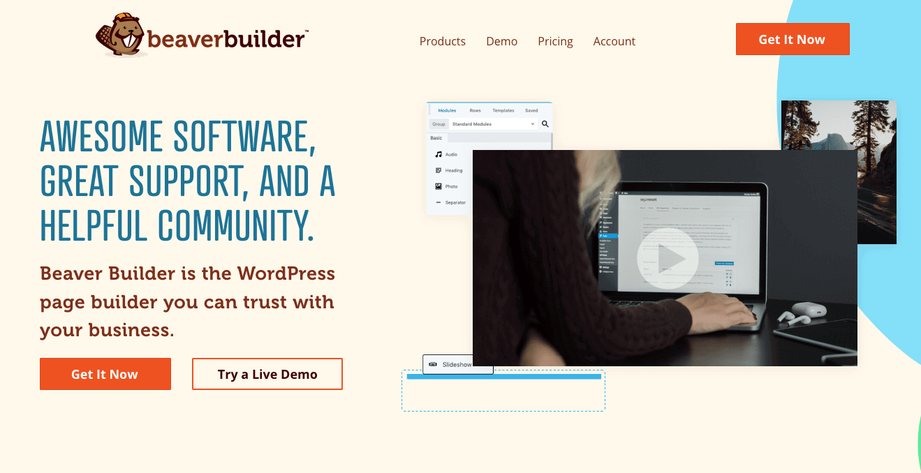 Página web de Beaver Builder