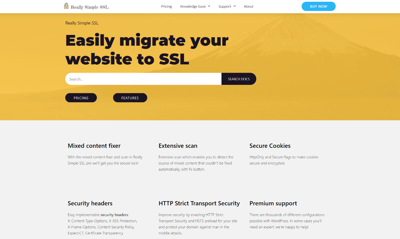 Página web de Really Simple SSL