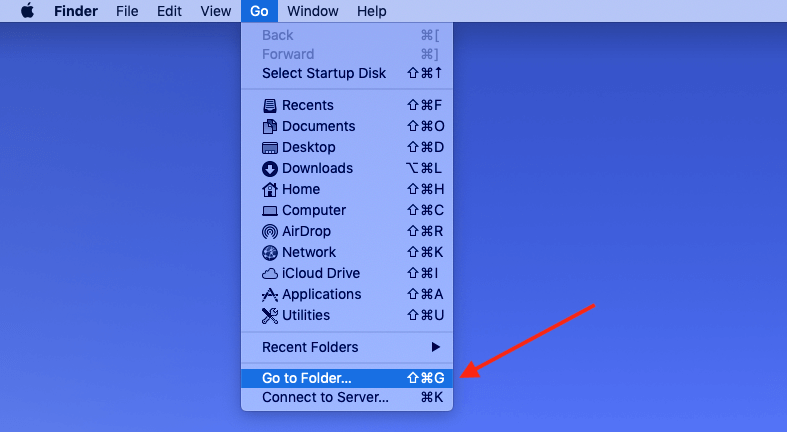 Instalar fuentes en Mac: buscar la carpeta