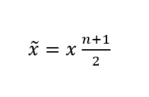 Fórmula de la mediana para número impar de valores