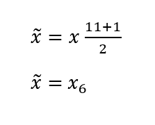 Calcular la mediana: ejemplo con un número impar de valores