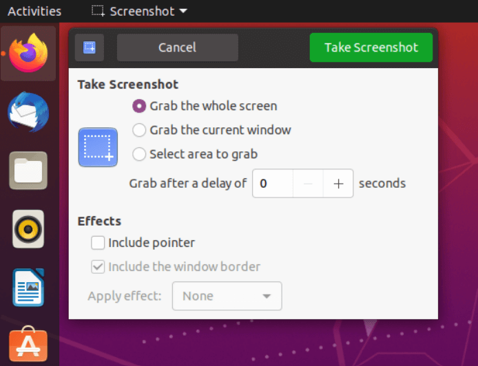 App de Ubuntu para hacer screenshots en Linux