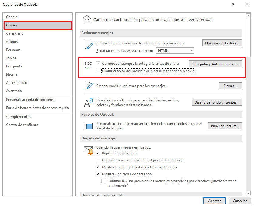 Cómo activar el corrector de ortografía en Outlook - IONOS MX