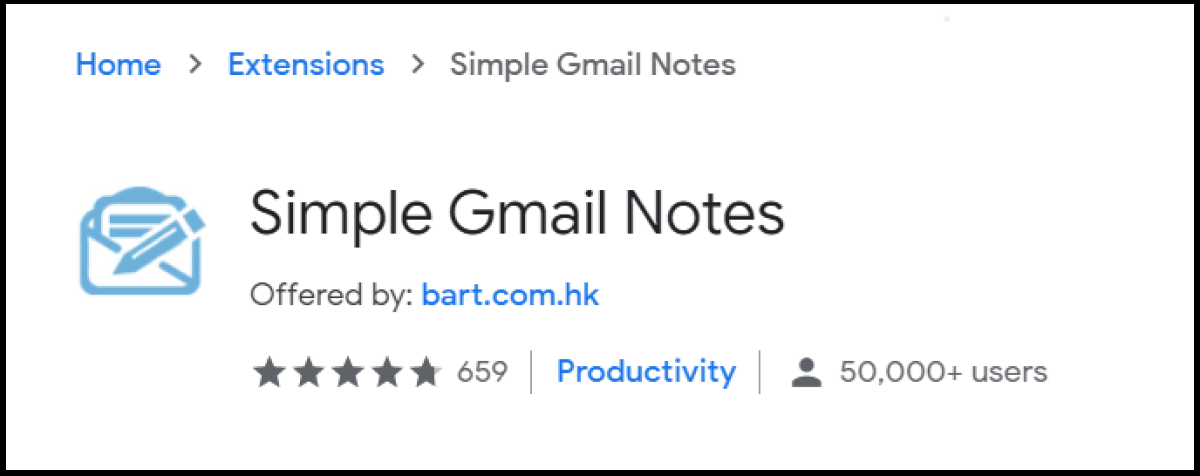 Simple Gmail Notes permite añadir comentarios breves a los correos para orientarte mejor