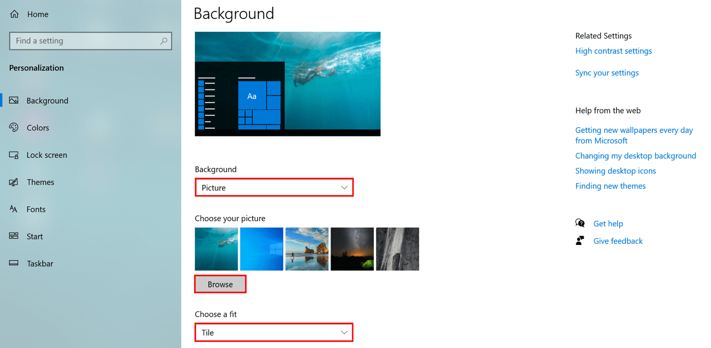 Cómo cambiar el fondo de pantalla en Windows 10 y Windows 11