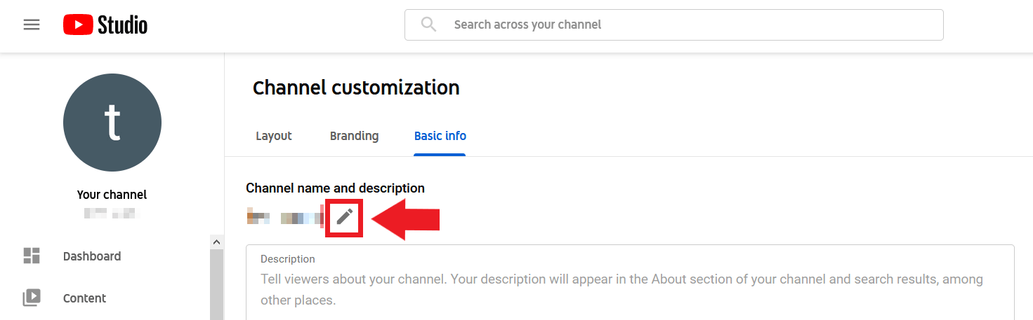 Cambiar el nombre de un canal de YouTube