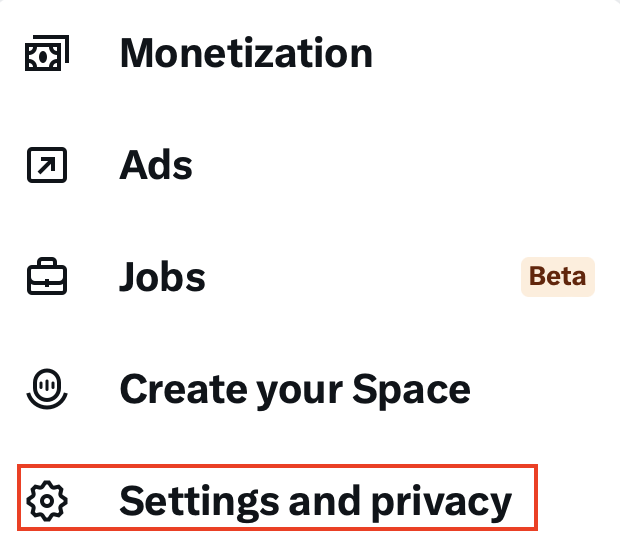 Configuración y privacidad en la cuenta de Twitter Configuración y privacidad en la cuenta de Twitter