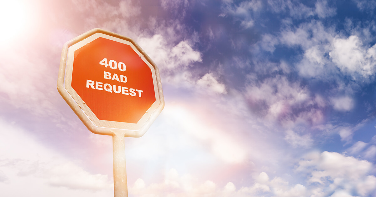 El error HTTP 400: encuentra sus causas