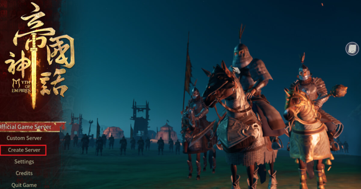 Myth of Empires Server