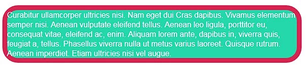 Los elementos de texto no se adaptan automáticamente a los bordes redondeados Imagen: Los elementos de texto no se adaptan automáticamente a los bordes redondeados