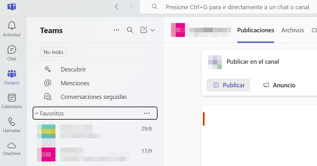 Imagen: Captura de pantalla de Teams