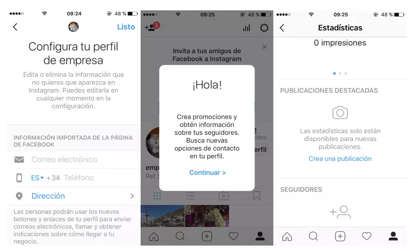 Configura tu perfil corporativo en Instagram