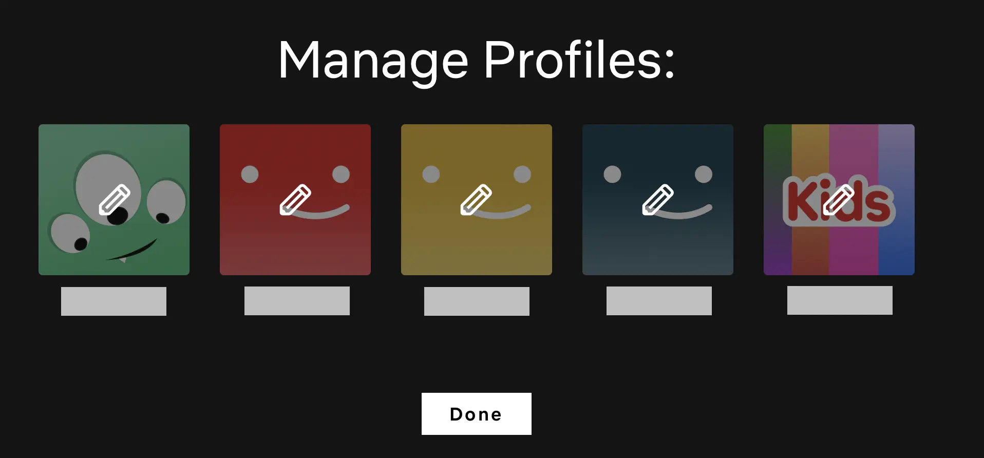 Imagen: Seleccionar el perfil de Netflix que quieres editar