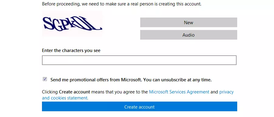 Imagen: Pregunta de seguridad con un captcha de texto