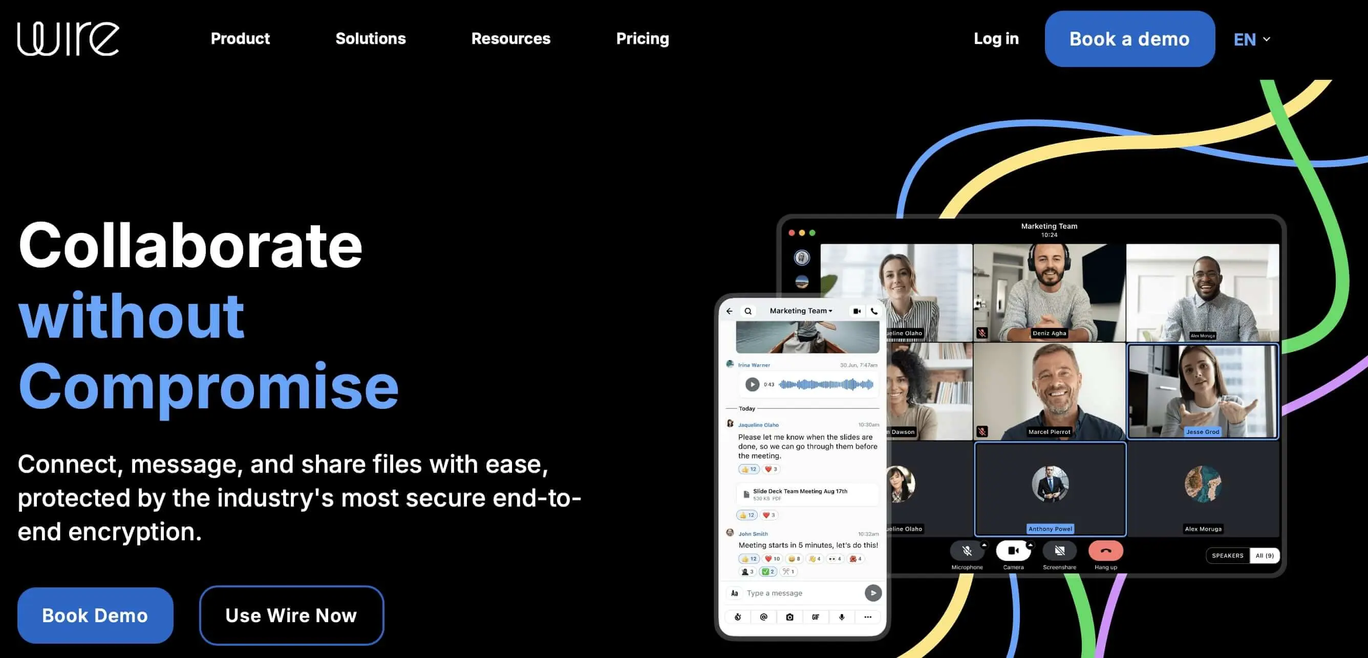 Imagen: Captura de pantalla de la página web de Wire