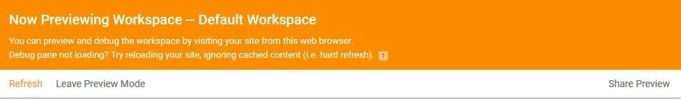 Google Tag Manager: mensaje en modo de vista previa