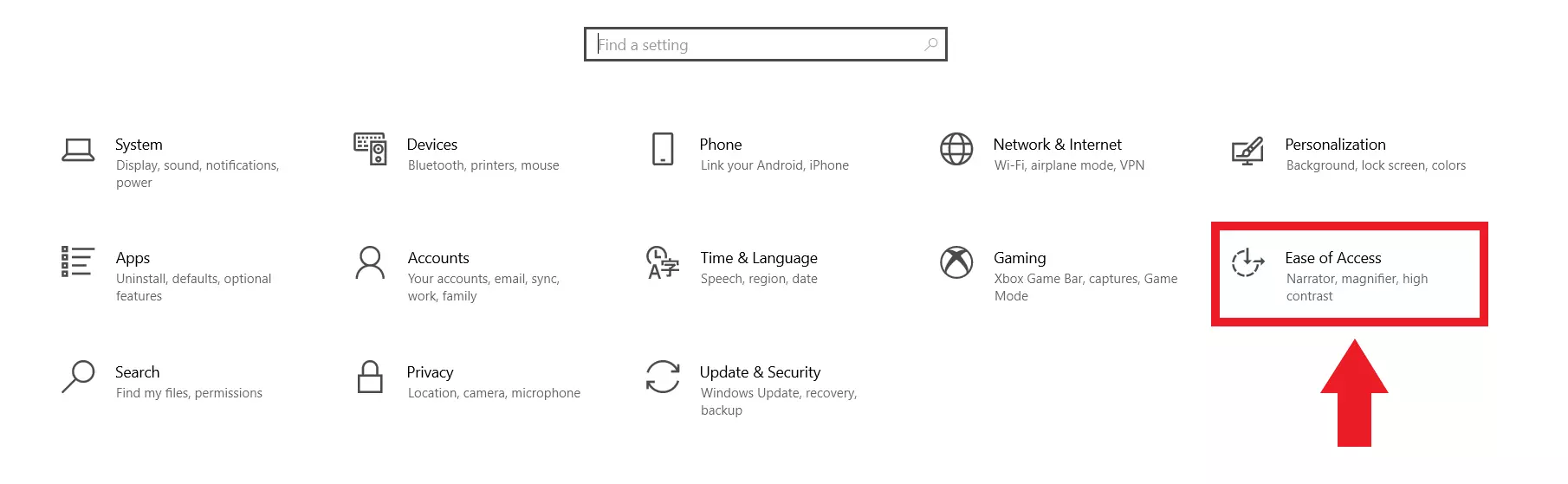 Imagen: En el menú de configuración, haz clic en la opción “Accesibilidad”