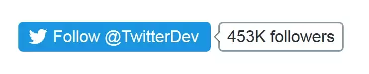 Imagen: Botón de seguir en Twitter