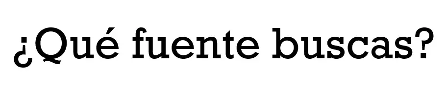 Fuente de ejemplo que se quiere reconocer Imagen: Fuente de ejemplo que se quiere reconocer