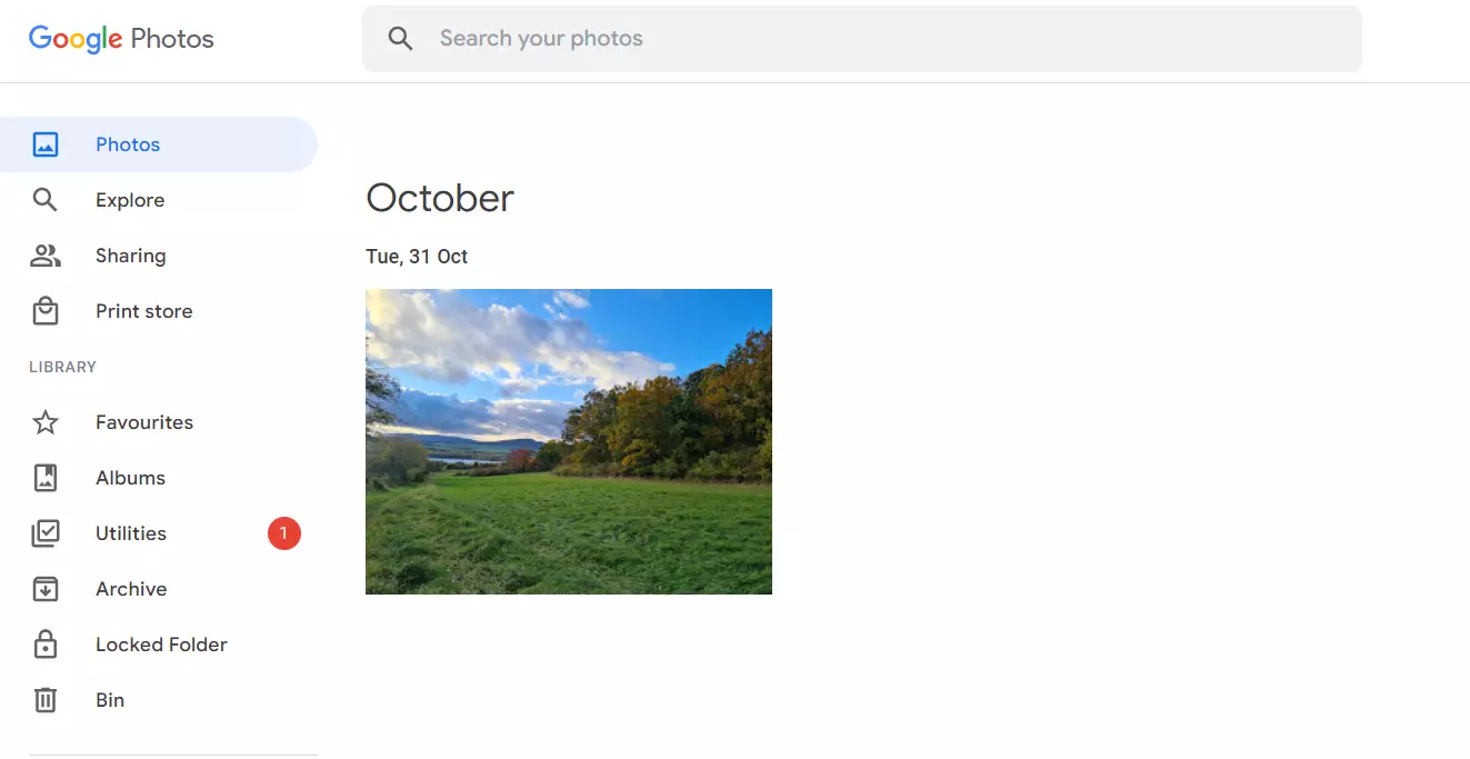 Google Fotos Screenshot Google Fotos Screenshot