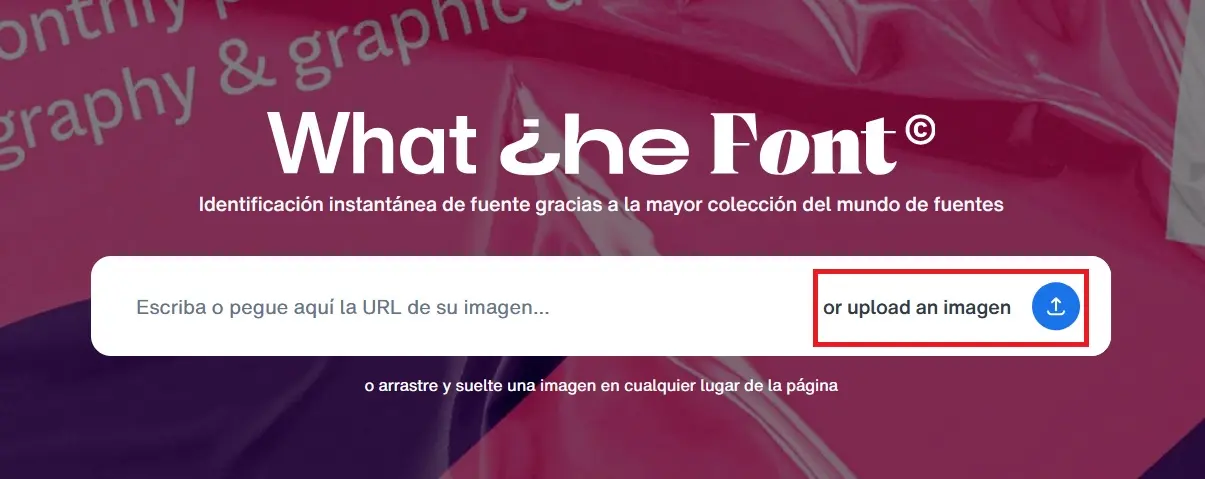 Función de la app para subir una imagen Imagen: Función de la app para subir una imagen