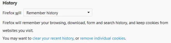 Imagen: Activar las cookies en Firefox