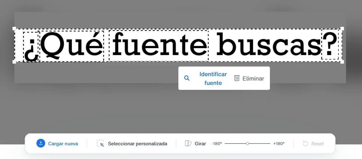 Recorte en la app web Imagen: Recorte en la app web
