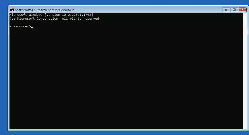 Captura de pantalla del símbolo del sistema en Windows 11 Captura de pantalla del símbolo del sistema en Windows 11