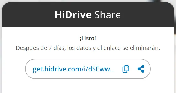HiDrive Share de IONOS Imagen: HiDrive Share de IONOS