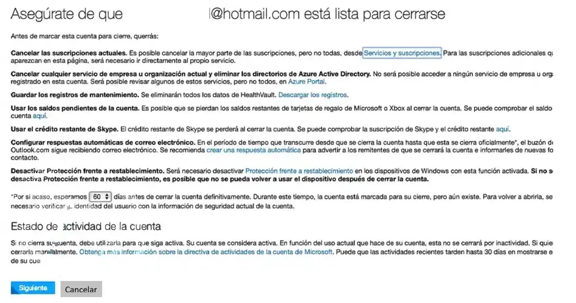 Imagen: Skype: informaci&oacute;n sobre el cierre de la cuenta