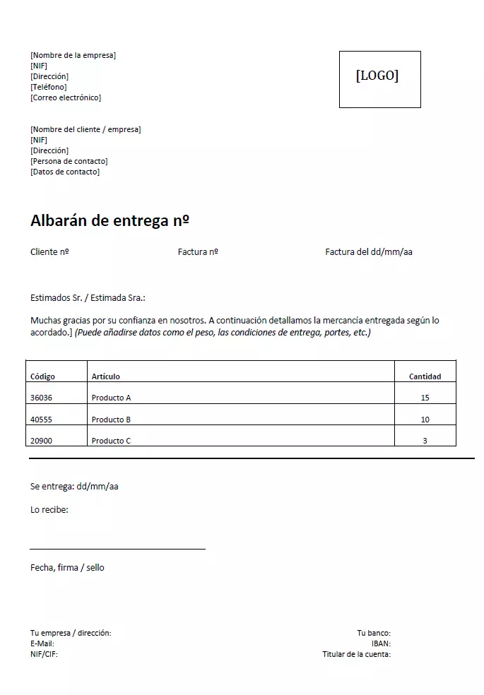 Imagen: ES-Lieferscheinvorlage.png