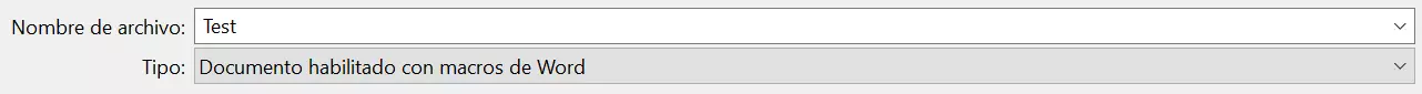 Modificar el tipo de archivo de Word