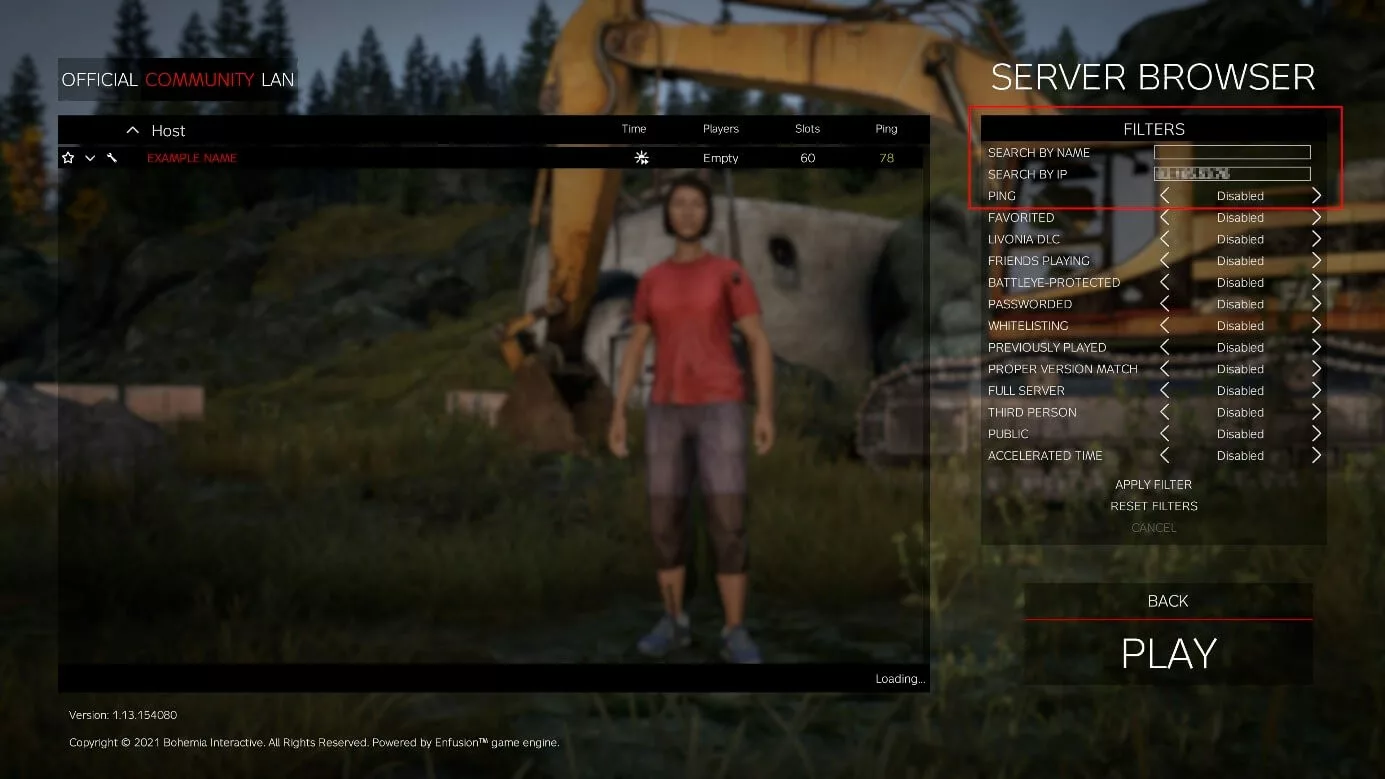 DayZ: Vista general de servidores de la comunidad Imagen: DayZ: Vista general de servidores de la comunidad